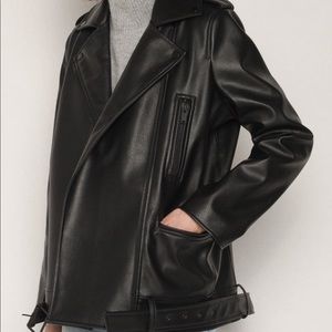 Oak and Fort | Vegan Leather Oversized Jacket